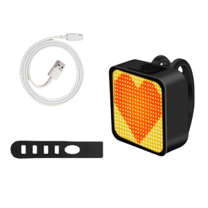 USB Rechargeable Bike Rear Light Creative LED Tail Light Waterproofs Bicycles Taillights Cycling Safety Warning Lamp