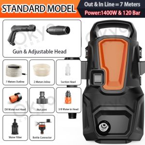 🔥5 Year Warranty🔥 TURBO Water jet High Pressure Cleaner Water Jet Jack Sprayer Machine Car Washer/Mesin Cuci Kereta