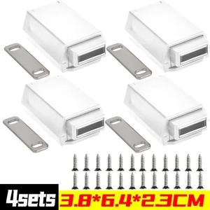 ตัวยึดตู้แม่เหล็กแบบมองไม่เห็นตู้เสื้อผ้าแบบมีลิ้นชักประตูเฟอร์นิเจอร์อุปกรณ์หยุดอุปกรณ์สำหรับบ้าน