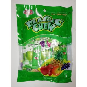 Fruit Sour Chew Alibaba - [ GRAPE / STRAWBERRY / APPLE ] 24pcs