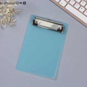 WP💓💛💖 Simple A6 Bill Clipboard Memo Pad Clip Board Loose-leaf Notebook File Writing Pad Clamps Paper Holder Office School Supplies