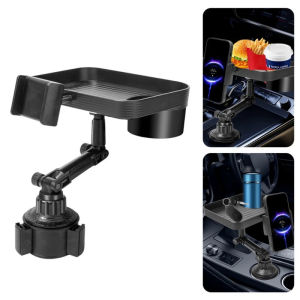 Car Food Tray Rotatable Car Trays for Eating in Parked Car Car Desk for Laptop Car Cup Holder Tray