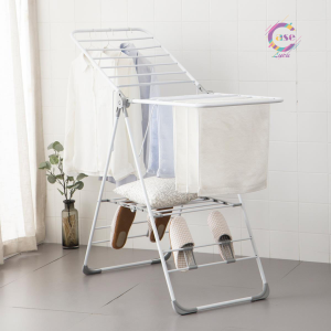 CL RT92 Rak jemuran gantungan baju sepatu pakaian stand lipat