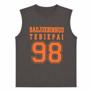 Áo Ba Lỗ Bé Trai Cotton Thun Lạnh Thoáng Mát Form Thể Thao in SỐ 98 Mùa Hè 13kg-50kg - Con Xinh