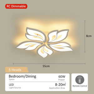 Modern LED Chandelier Ceiling Light Tricolor Sala for Living Room Bedroom Ceiling Lamp Center Lights Kitchen Light