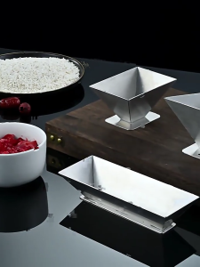 Stainless Steel Zongzi Mold DIY Traditional Chinese Rice Dumplings Rice Balls Making Molds Triangular Trapezoidal