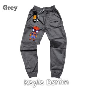 Celana panjang chino pants junior celana anak led super hero bisa nyala terbaru