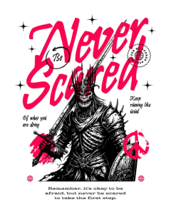 SABLON AJAIB STIKER TINGGAL SETRIKA MUDAH DAN PRAKTIS - NEVER BE SCARED