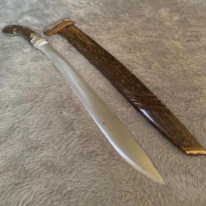Golok Tebas Bambu Kayu Keras Cibatu Glk Lampung Panjang Total 58cm Alat Berkebun