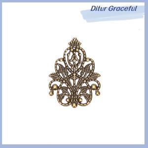 Ditur 20pcs mix Filigree thủ công Hollow DIY embellishments phát hiện trang sức phụ kiện