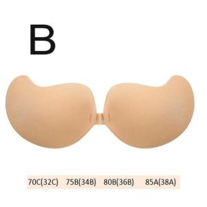 Reusable Silicone nipple bra inserts Pads invisible Push Up Enhancer Breast Strapless Bra Pad