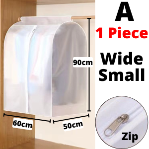 HEVEA Home Wardrobe Dustproof Garment Cover Washable Reusable Clothes Protector Berus Pakaian Penutup Anti Debu家用衣物防尘罩