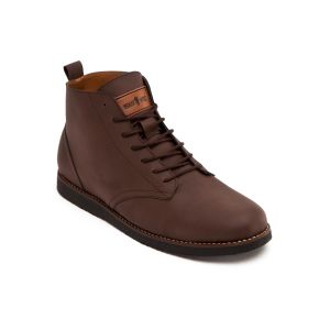 Sepatu Casual Pria Boots Big Size Jumbo Eleanor Darkbrown Original Shoes