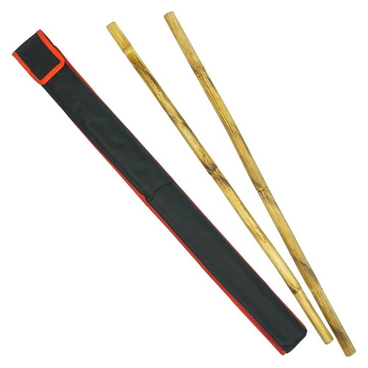 Arnis Set with Bag Case Kali Escrima Rattan Sticks Training Stick ...