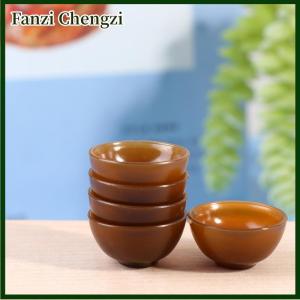 Fanzi 5pcs 1:12 Dollhouse Miniature Round Bowl Model Kitchen Dinning Accessories