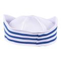 Sailor Hats Blue Captain Hat with White Sail Hat for Costume Accessory Adult Women Kid White Sailors Hats for Adults Captain Cap Sailor Costume Accessories kindly. 
