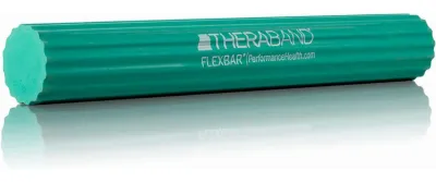 TheraBand FlexBar Resistance Bar for Grip Strength Tennis Elbow Golfers Elbow Tendonitis - Red