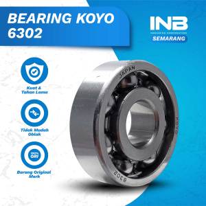 Laker Bearing 6302 KOYO Bearing Gearbox Beat Karbu Gardan Beat As Roda Vario Karbu  KOYO INB SEMARANG