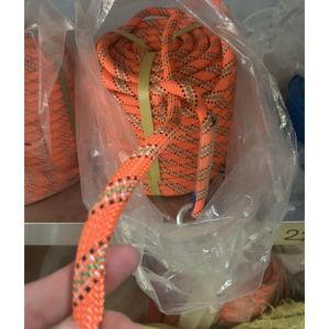 100m * 10mm/12mm climbing rope/static rope/safety rescue rope/fire rope with 2 climbing buckles