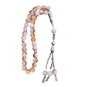 Người Hồi Giáo tràng hạt 33 Tasbih Băng men nứt Mân Côi Với Tua Mặt Dây Chuyền Dân tộc Hồi Giáo Vòng Đeo Tay Cho Hàng Ngày Thờ Phượng