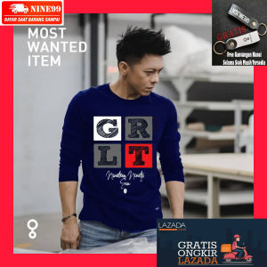 kaos lengan panjang kaos greenlight / kaos d green tangan panjang / T-shirt greenlight panjang pria