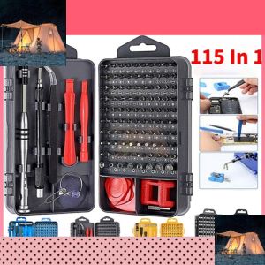 Computer Repair Kit 115 in 1 Magnetic Laptop Screwdriver Kit Precision Screwdriver Set Small Impact Screw Driver Set