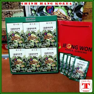 Nước bổ gan đông trùng hạ thảo Jeong Won thượng hạng hộp 30 gói - Tăng đề kháng giải độc gan thanh lọc cơ thể tranglinhkorea
