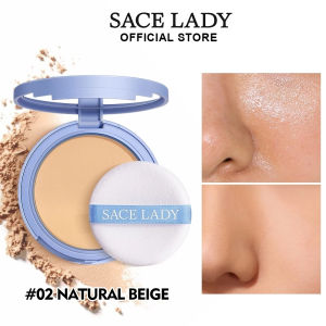 SACE LADY Lasting Waterproof Face Powder Oil Control Matte Flawless 10g Blending smoothing and reducing shine