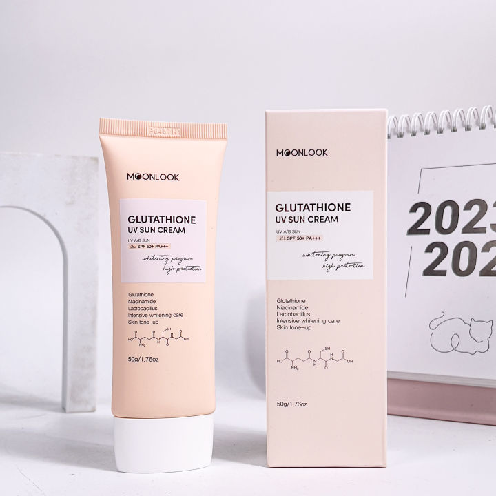moonlook glutathione uv sun cream Kem chống nắng Moonlook Glutathione UV Sun Cream 50g Duduhouse
