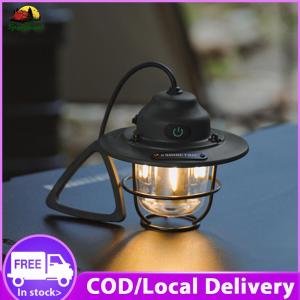 【Clearance Sale】 LED Camping Lamp 1200mAh LED Chandelier Light IPX4 Waterproof Mini Metal Chandelier Stepless Dimming Type C Charging for Outdoor