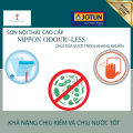 Sơn nước nội thất  Siêu cao cấp  Nippon Odourless  Chùi rửa Kháng khuẩn  Bề mặt mờ 15L. 