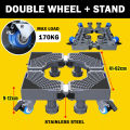 Washing Machine Stand Base Adjustable Heavy Duty Wheeled Stand, Adjustable length / width /height, waterproof and moisture-proof , Movable Wheel Base Stand , 洗衣机防水可移动支架 , Stand Asas Boleh Bergerak. 