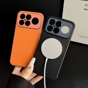 For Xiaomi POCO F8 Pro Case Luxury Vegan Leather Skin Protective Back Cover Case For POCO F8 Ultra F8Pro Shell