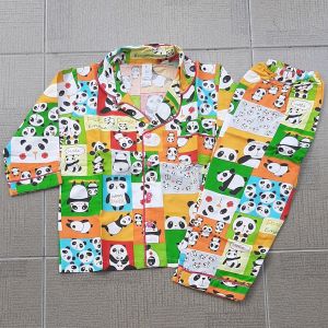 STP Baju Tidur Setelan Piyama Katun Cowok Cewek Laki-Laki Perempuan 1-4 Tahun ACS