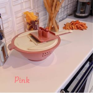 7in1 Vegetable Cutter Shredder Vegetable Slicer Fruit Cutter with Basket Multifunction Kitchen Vegetables Food Chopper