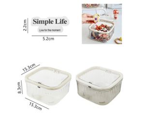 Transparent Desktop Storage Box Trash Waste Can Bucket Container Box