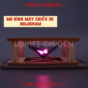Mô Hình Máy Chiếu 3D Hologram Làm Tivi Đồ Chơi Stem Khoa Học Công Nghê Làm Bằng Thủ Công Cho Bé - HM0276