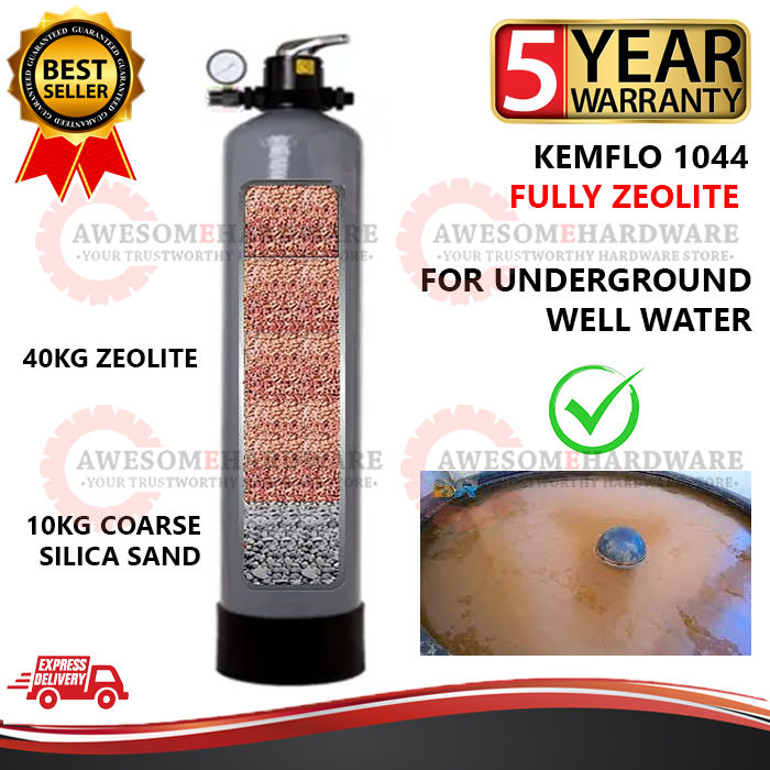 (UNDERGROUND WATER) 1044 FULLY ZEOLITE WATER FILTER TO REDUCE COLOUR
