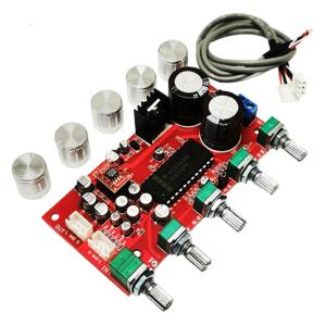 LM4610 Preamp Amplifier Sound Tone Board AD828 Volumes Tone Adjustment Power Supply Preamp Tone Control Board