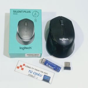 Chuột máy tính không dây Logitech Wireless M330 + Tặng Pin