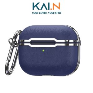 Ốp Case Dành Cho Airpods Pro 2 Kai.N TPU Leather TPU Hoạ Tiết Da Siêu Đẹp Siêu Bền