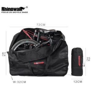 IMMY SPORTS RHINOWALK Bicycle Carrier Bag 700c RoadBikes 26"-29" MTB 14"-20" Folding Bikes Electric Scooter