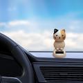 Hiasan Papan Pemuka Hiasan Papan Pemuka Kereta Hiasan Papan Pemuka Mainan Kucing Kartun Suria Hiasan Alat Kecil Hiasan Kereta Dashboard Kucing Bergegar untuk Tingkap Meja Kereta benchmark. 
