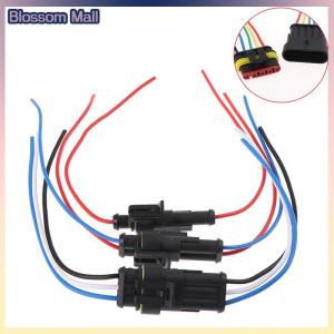 [Blossom] 1 2 3 4 5 6Pin หญิงชายสายไฟฟ้ากันน้ำปลั๊กรถยนต์