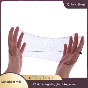 Hàng có sẵn✨ 50 cái tóc Net Đen đàn hồi bó tóc vô hình hairnet lưới Bun tóc Net 30 50 60cm Phụ kiện tóc