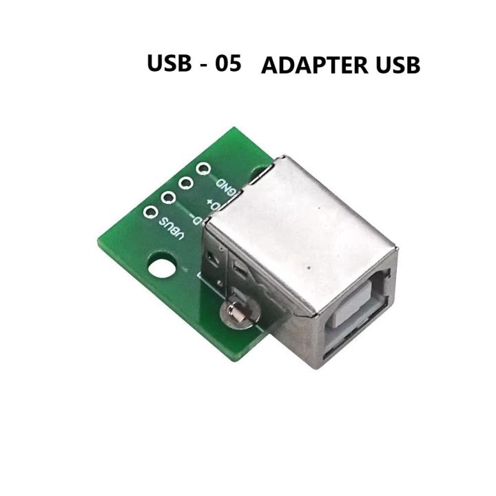 Usb Pcb Adapter PCB CONVERTER ADAPTER USB TYPE A TO DIP 2.54MM 4PIN USB TIPE A FEMALE ...