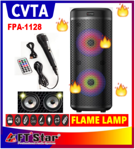FTstar 8inch Portable Bluetooth Party Speaker FPA-1128 with mic