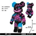 lắp ráp xếp hình Bearbrick Jinx 36 - 55cm tặng kèm búa có hộp cao cấp - Mô hình lắp ráp Gấu Bearbrick 55cm nhiều mẫu MPin, Xinz. 