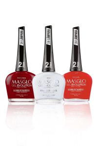 MASGLO Gel Evolution – Set of 3 Nail Polishes No UV/LED Lamp Needed Fast-Drying 12-Day Wear 14-Free Formula High-Gloss Finish vegan (0.5 oz Each)