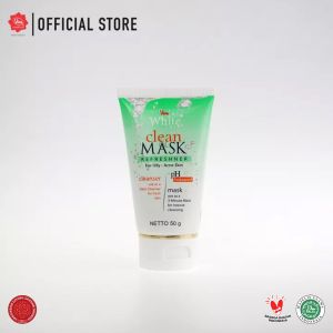 Viva White Clean & Mask Refreshner For All Skin Types / Oily-Acne Skin / Dry-Fine Wrinkle Skin 50gr
